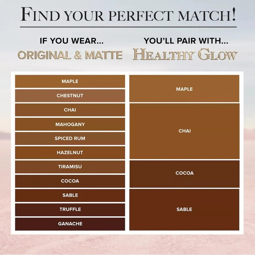 Too Faced Healthy Glow Skin Tint Color Sable